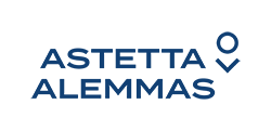 Astetta alemmas tekstilogo