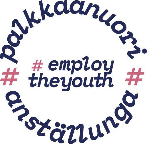 Logo palkkaanuori anställunga employ the youth